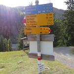 kurz nach der Weggabelung bei der Varusch Hütte Richtung Prasüras, überqueren wir wieder die Ova da Trupchun