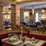 in der schönen Pizzeria des Hotel Cervo haben wir danach das Nachtessen genossen