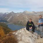 Erinnerungsfoto mit Alessandro