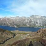 der Silsersee ist traumhaft schön. Man denkt man sei tot und im Paradies wieder aufgewachen