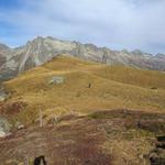 Blick zurück von wo wir gekommen sind