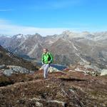 meine Maus ist von der Bergwanderung begeistert