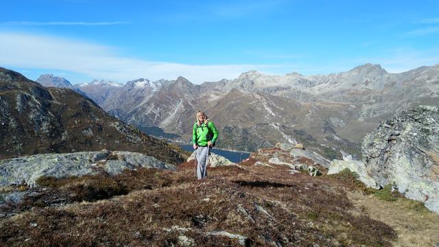 meine Maus ist von der Bergwanderung begeistert