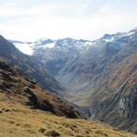 Tiefblick in das Val Fedoz