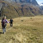 nach der Mittagsrast geht es weiter abwärts
