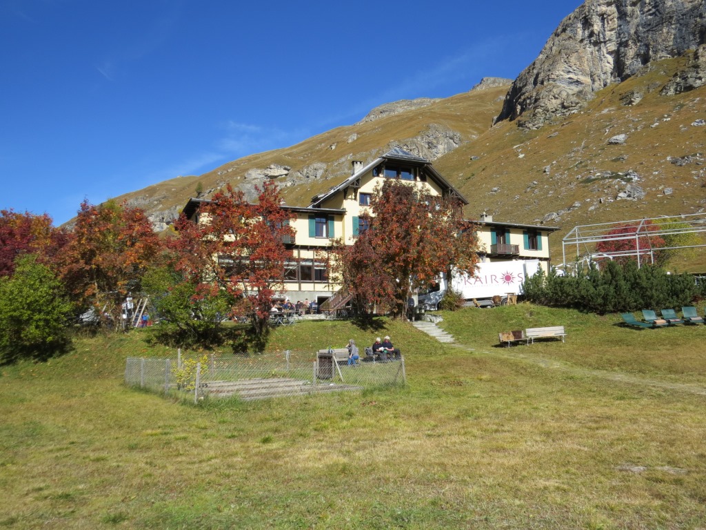 wir liegen gut in der Zeit und so beschliessen wir eine Kaffeepause einzulegen