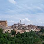 Blick auf das wunderschöne Siena