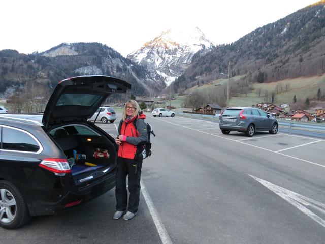 mit dem Auto sind wir nach Obwalden bis zur Talstation der Lungern-Turren Seilbahn gefahren