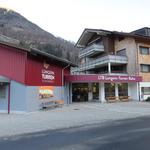 bei der Talstation der Seilbahn die uns hinauf nach Turren führen wird