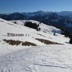 bei so einem Kaiserwetter ist man hier oben natürlich nie allein