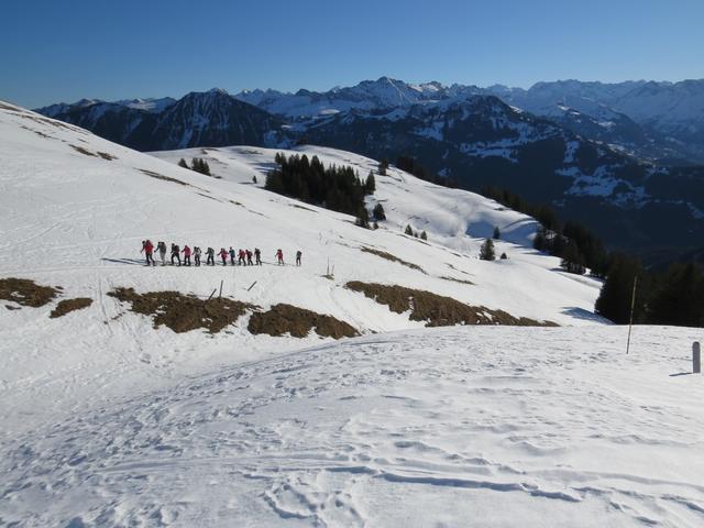 bei so einem Kaiserwetter ist man hier oben natürlich nie allein