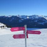 auf dem Tüfengrat bleibend, geht es weiter aufwärts Richtung Schönbüel