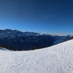 wir erreichen den tiefsten Grateinschnitt beim Tüfengrat 1858 m.ü.M.