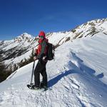 hier geniessen wir eine imposante Aussicht auf den Brienzersee und auf die Berner Alpen