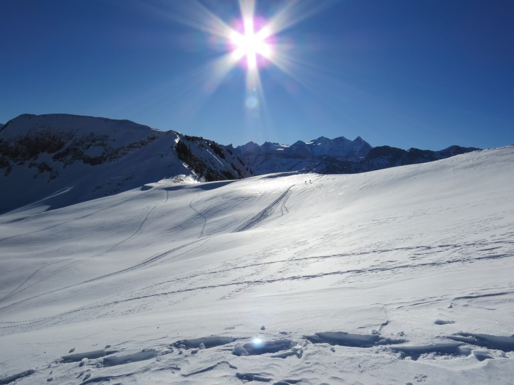 wir blicken zurück zum Tüfengrat