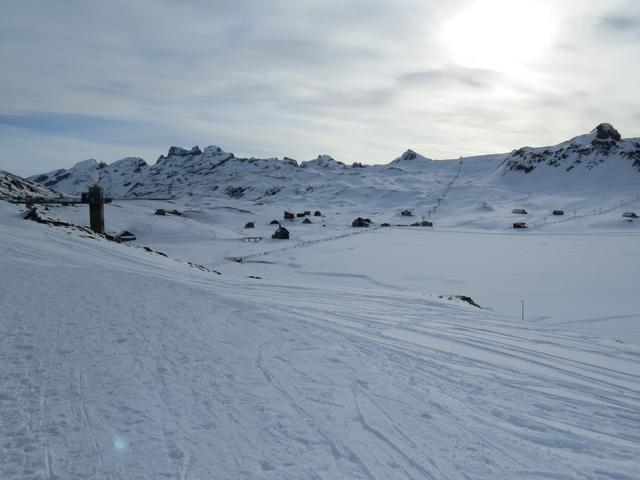 mit der Gondelbahn sind wir nach Melchsee-Frutt 1922 m.ü.M. hinauf geschwebt