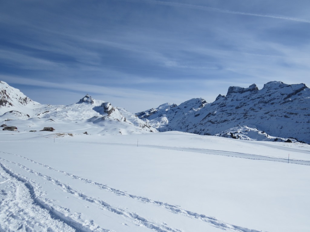 wir erreichen die Ebene bei Fachshubel 1982 m.ü.M.