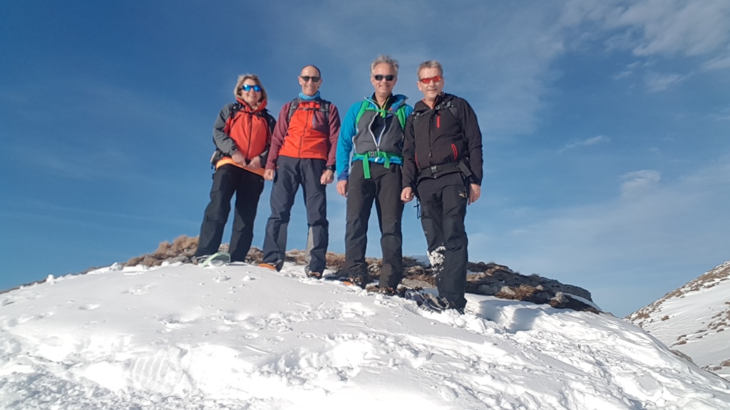 unseren Freunden hat die Schneeschuhtour sehr gefallen