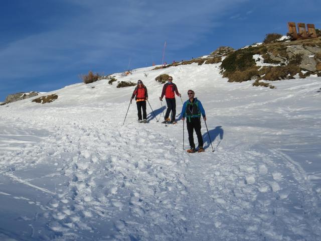nach dieser unvergesslichen Pause geht es die letzten paar Meter hinunter nach Melchsee-Frutt