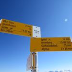 wir biegen links ab Richtung Spital