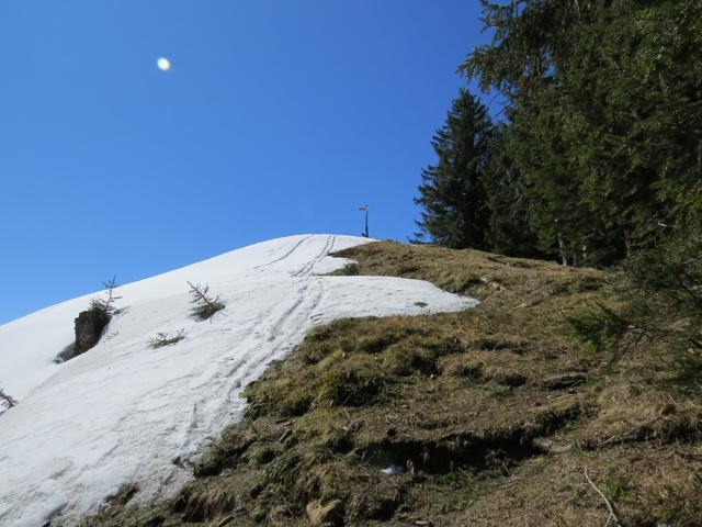 ...direkt zum Regenegg 1531 m.ü.M. – dem vierten Gipfel des Tages
