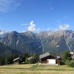 immer wieder blicken wir zurück. Glishorn, Spitzhorli, Tochuhorn und natürlich...