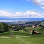 Blick über den Bodensee Richtung Lindau und Bregenz