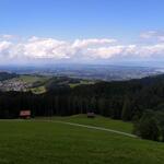 Blick über den Bodensee Richtung Romanshorn