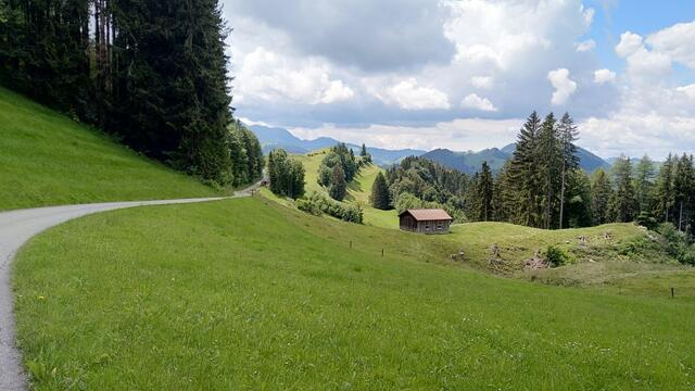 weiter geht unsere Wanderung Richtung Appenzell