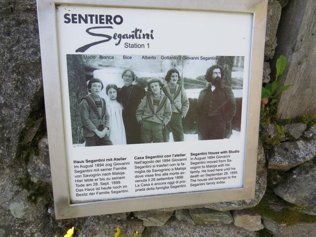 weiter auf dem Sentiero Segantini bleibend...