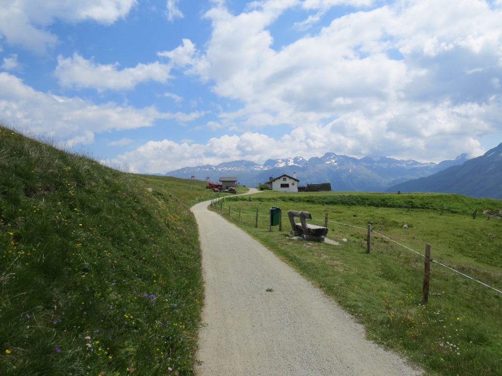 wir erreichen die Capanna Paradiso. Nur für Schickeria und Jetset. Wir wandern weiter