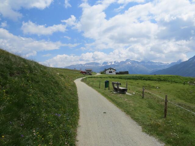 wir erreichen die Capanna Paradiso. Nur für Schickeria und Jetset. Wir wandern weiter