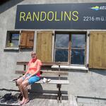 bei der Bergstation von Randolins 2216 m.ü.M. legen wir eine Pause ein