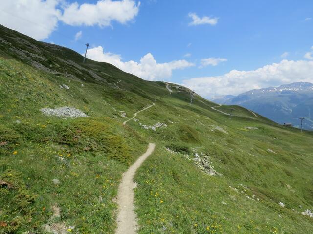 weiter geht es Richtung Corviglia