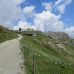 kurz vor der Bergstation Corviglia