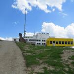 wir erreichen die Bergstation von Corviglia 2486 m.ü.M.