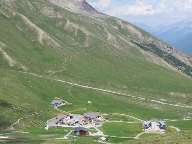 Blick zur Bergstation von Marguns unser Tagesziel