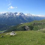 Blick Richtung St.Moritz mit St.Moritzersee