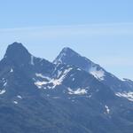 Blick zum Piz Muragl und Piz Languard. Sofort kommt uns die Wanderung hinauf zum Piz Languard in den Sinn