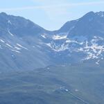 Blick zur Bergstation von Muottas Muragl und zur Fuorcla Muragl. Dort oben haben wir sehr viele Steinböcke betrachten können