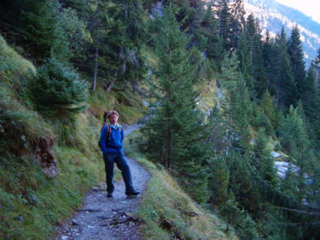 Mäusi auf dem Weg Richtung Pfingstegg