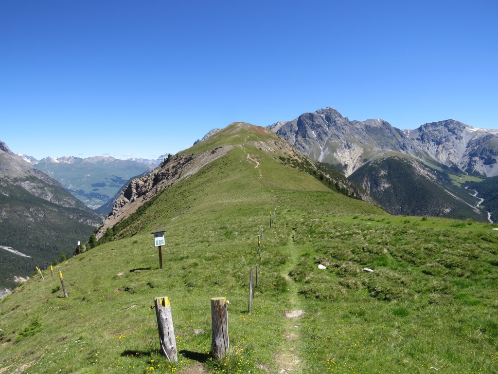 ...und einen markierten Rastplatz erreichen