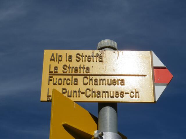 ...und wandern weiter taleinwärts Richtung Alp la Stretta und Fuorcla Chamuera, unser Tagesziel