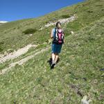 ...aber etwas rau am Hang entlang talauswärts,...