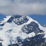der Piz Bernina mit dem messerscharfen Biancograt
