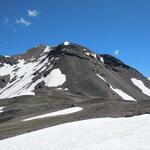 wir blicken zum Piz la Stretta oder, auf Italienisch Monte Breva