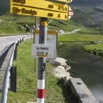 unterhalb der Passhöhe beim Gasthaus "La Veduta" 2233 m.ü.M. beginnt die heutige Wanderung