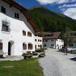 in S-charl angekommen besuchen wir das sehr schöne Alpengasthof Crusch Alba ed Alvetern