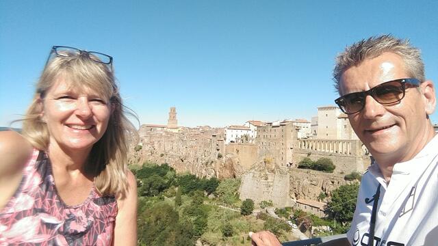 Erinnerungsfoto von Pitigliano