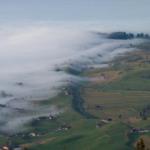 die Nebeldecke erreicht den Zugerberg